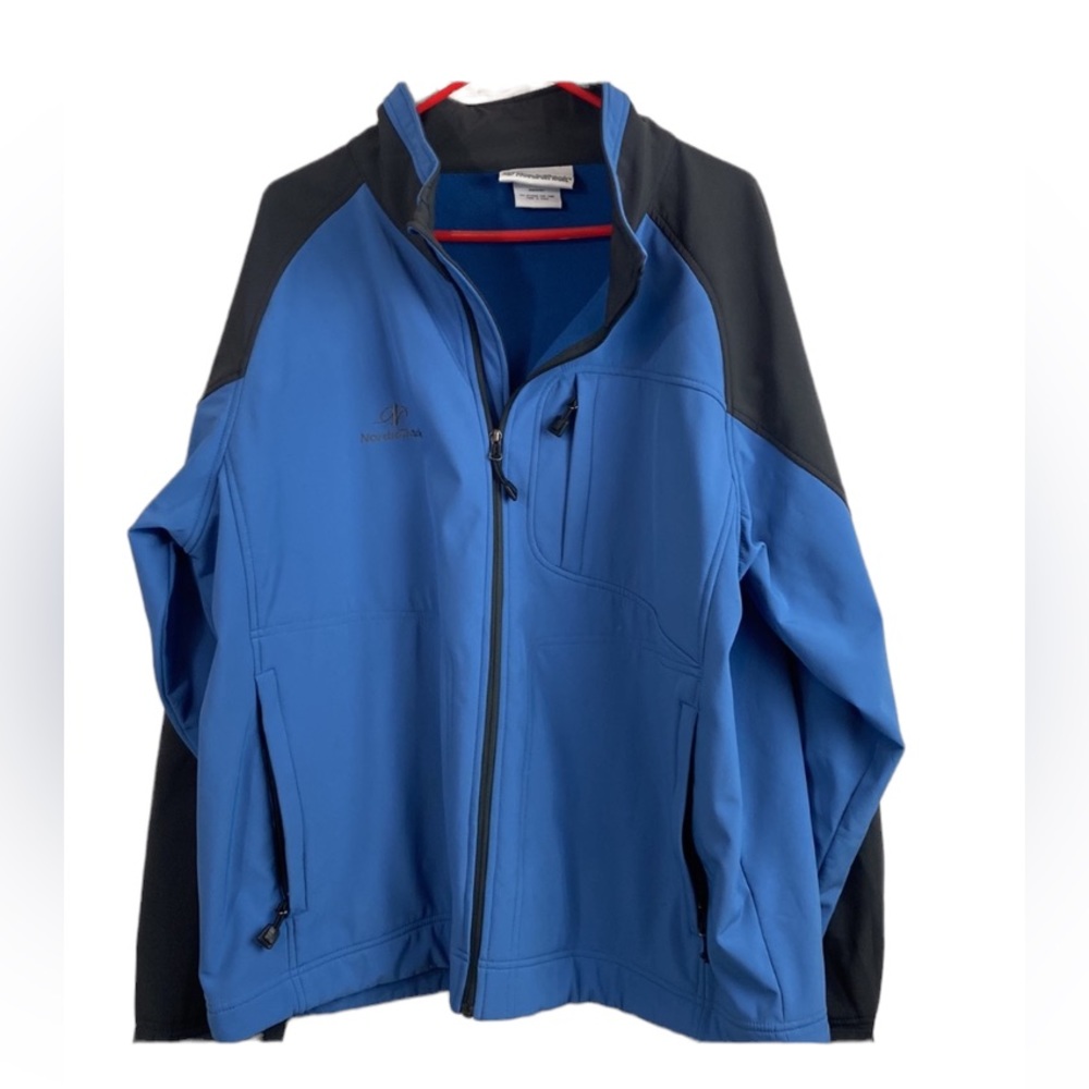 Men’s NordicTrack XXL winter shell fleece lined lightweight front zip jacket